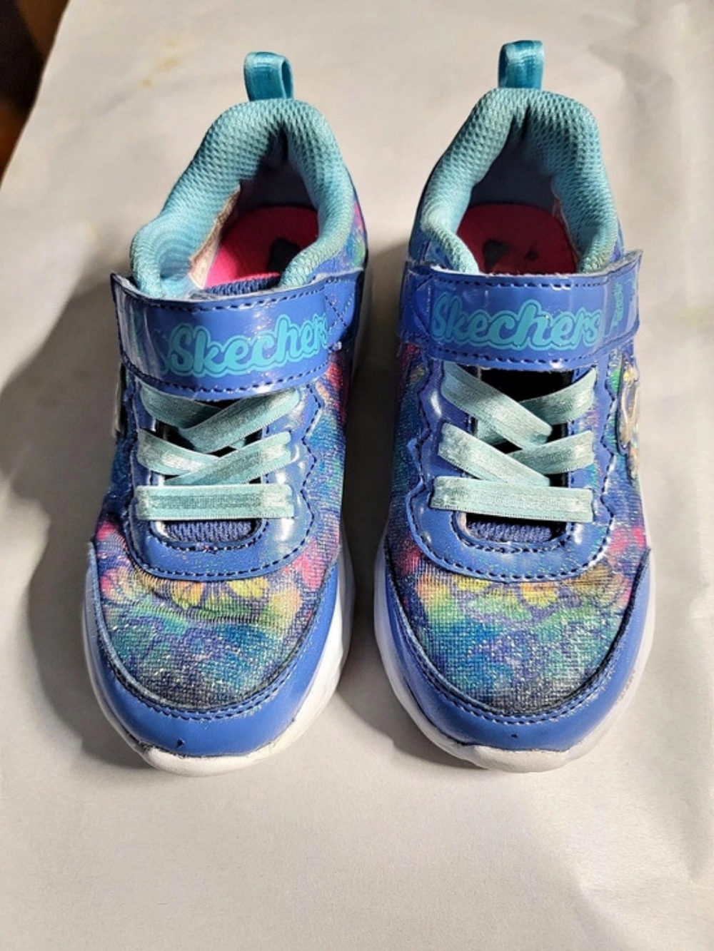 Skechers Kids Blue Multicolor Sneakers